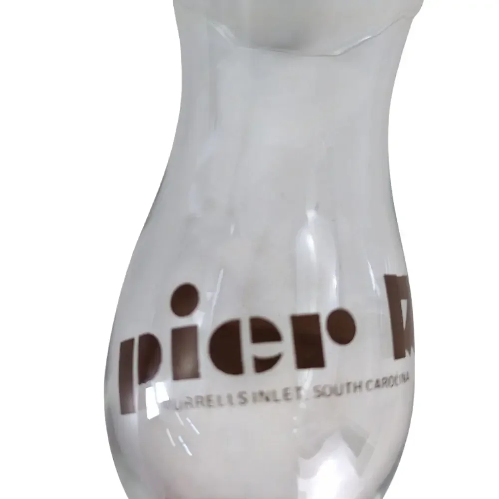 Vintage Pier 17 Murrells Inlet South Carolina Souvenir Hurricane‎ Drinking Glass
